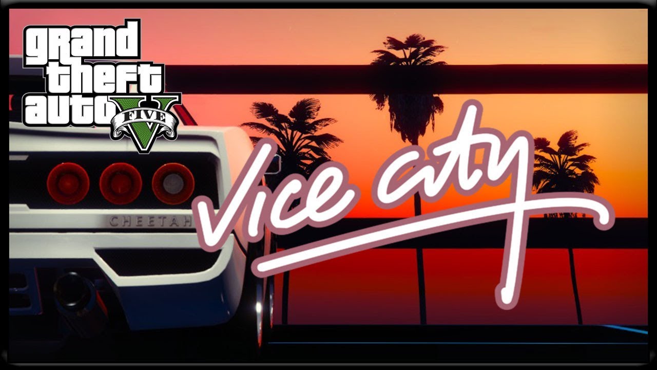 GTA V Vice City Intro (Remastered) Rockstar Editor - YouTube