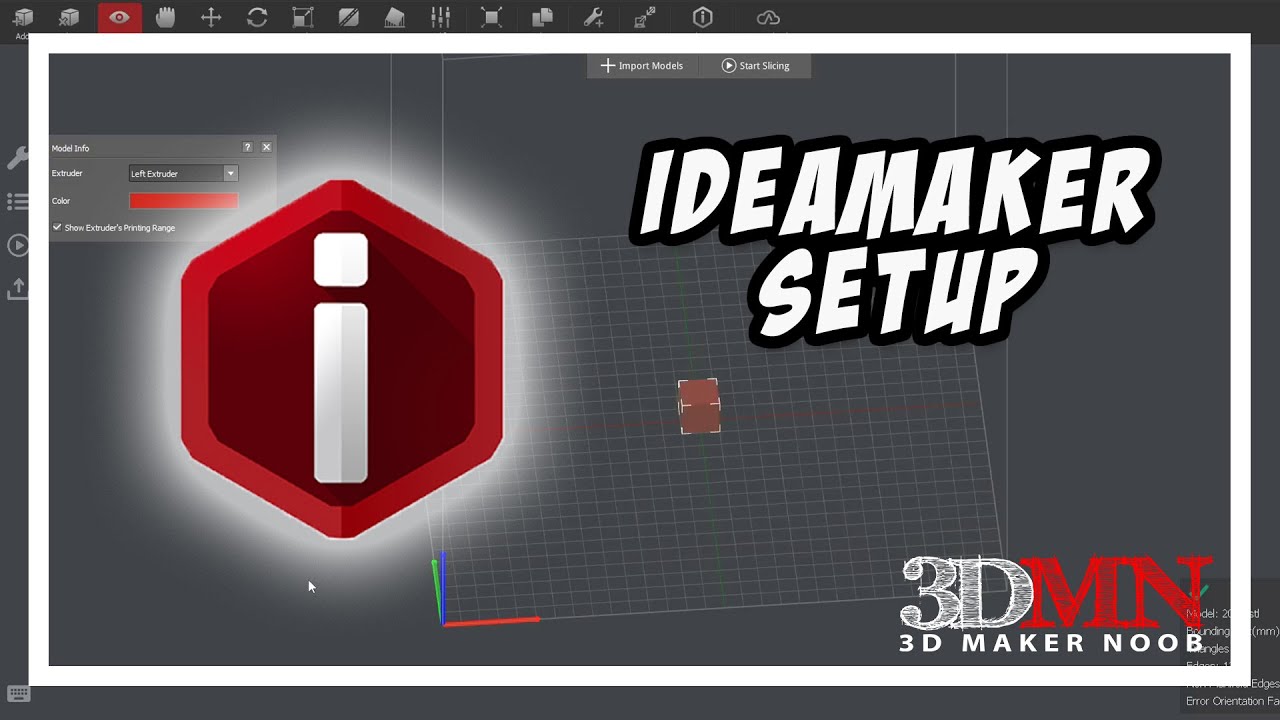 ideaMaker Slicer Setup - Printer Profiles - YouTube