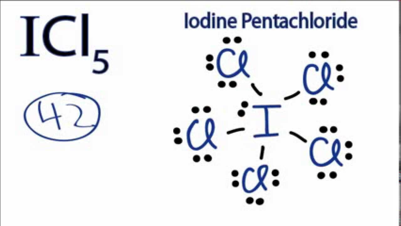 ICl5 Lewis Structure: How to Draw the Lewis Structure for ICl5 - YouTube