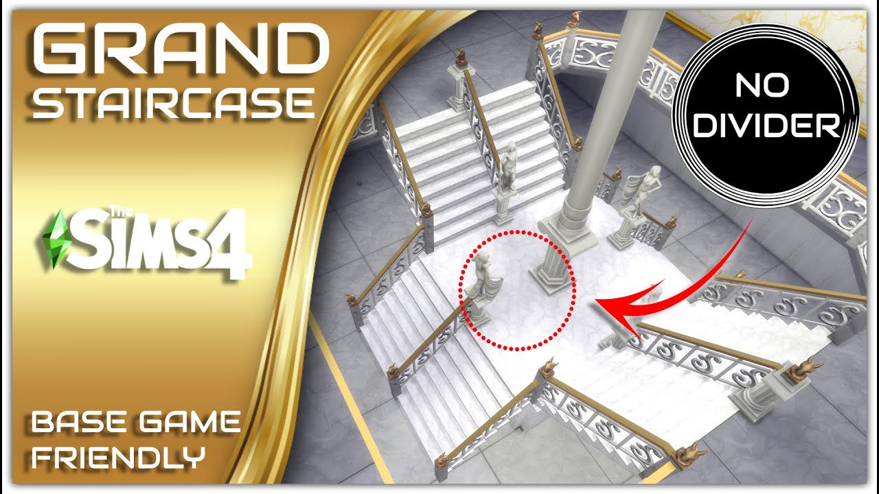 Sims 4 Grand Staircase CC