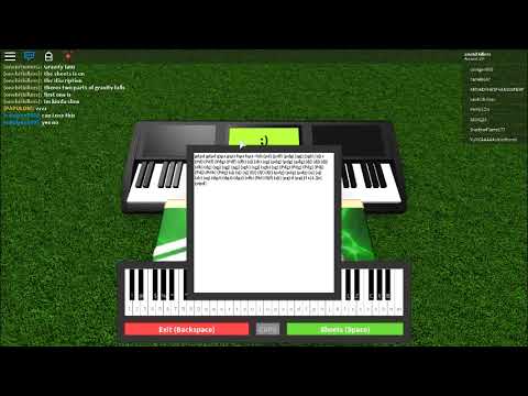 Gravity falls Theme song piano sheet on roblox music 1 and music 2 ...