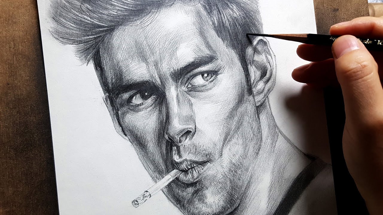 How To Draw A Realistic Face Man | Images and Photos finder