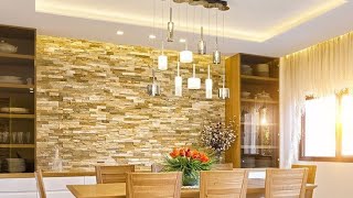 Natural Stone Cladding Wall Tiles For Living Room| Living Room Wall Decor  Ideas|Home Wall Interior - Youtube