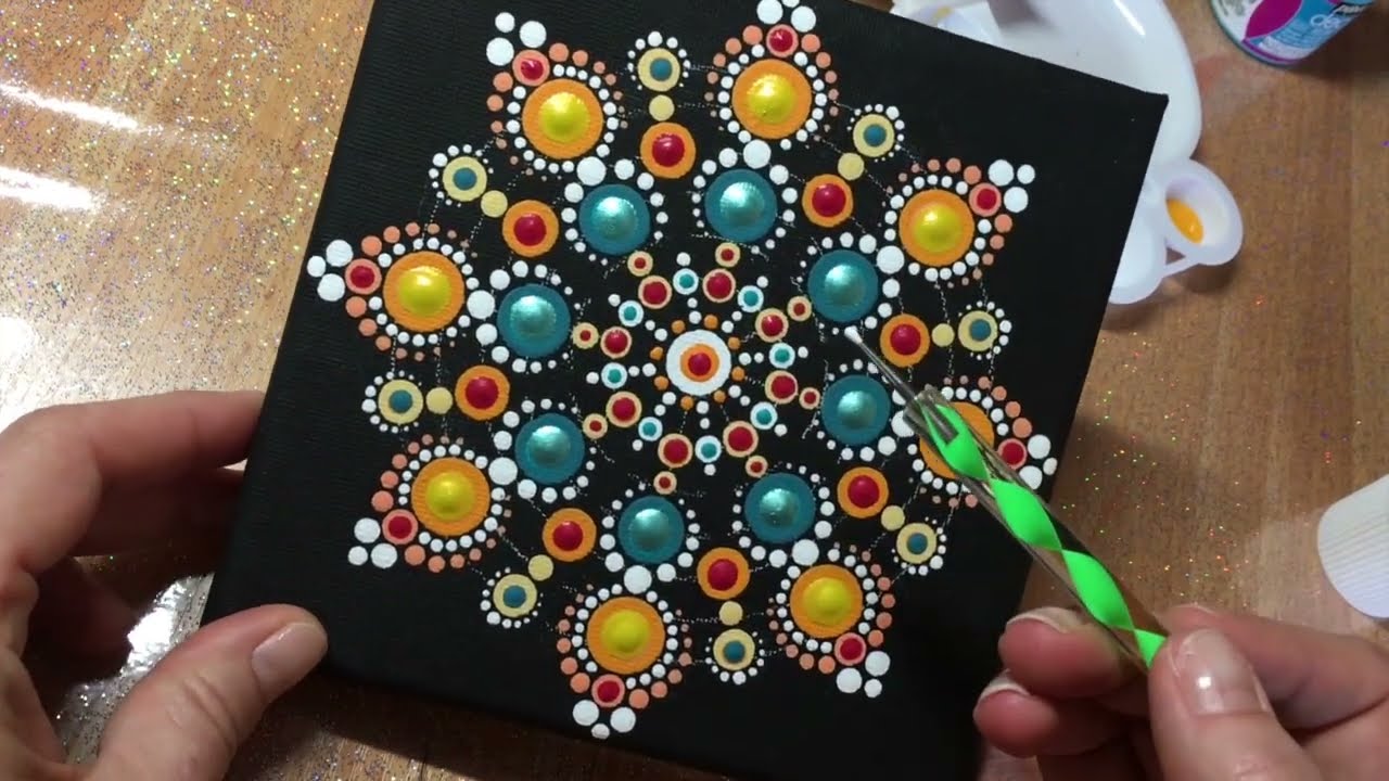 Printable Mandala Dot Painting Stencils