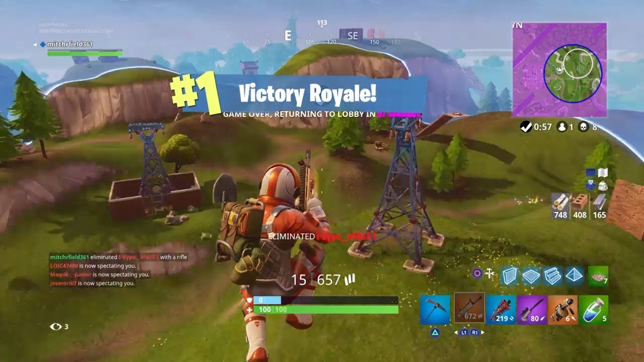 Fortnite Battle Royal Victory Royale In Season 3 Youtube