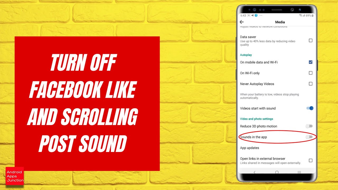 How to turn off Facebook like sound or scrolling post sound on Android ...