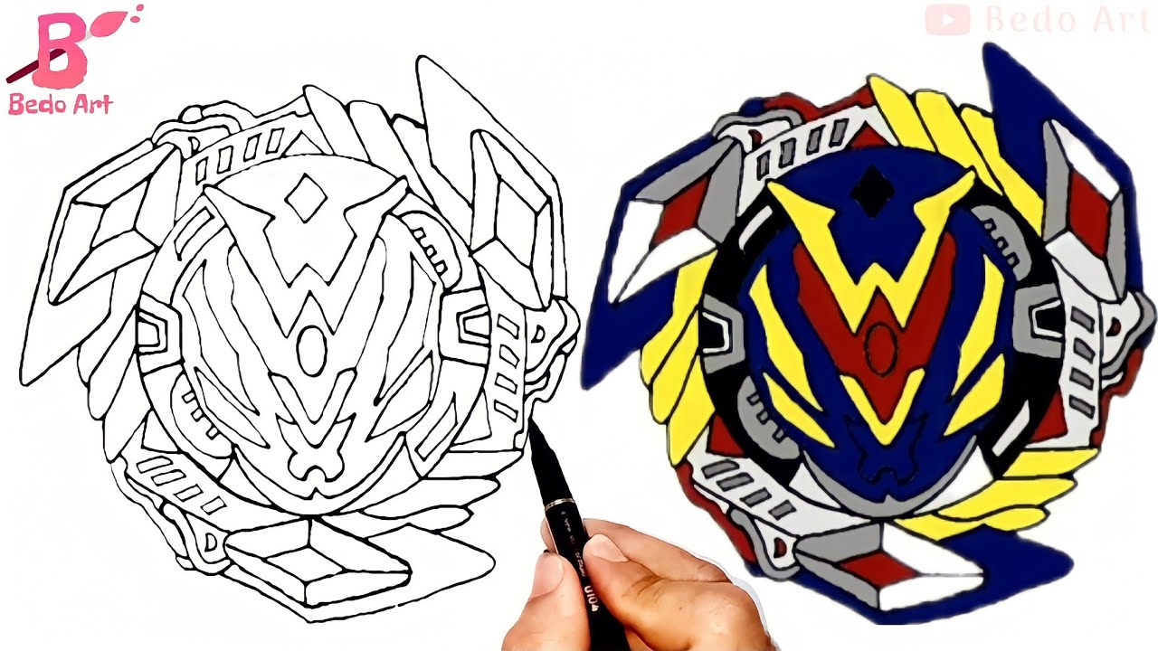 How To Draw Beyblade