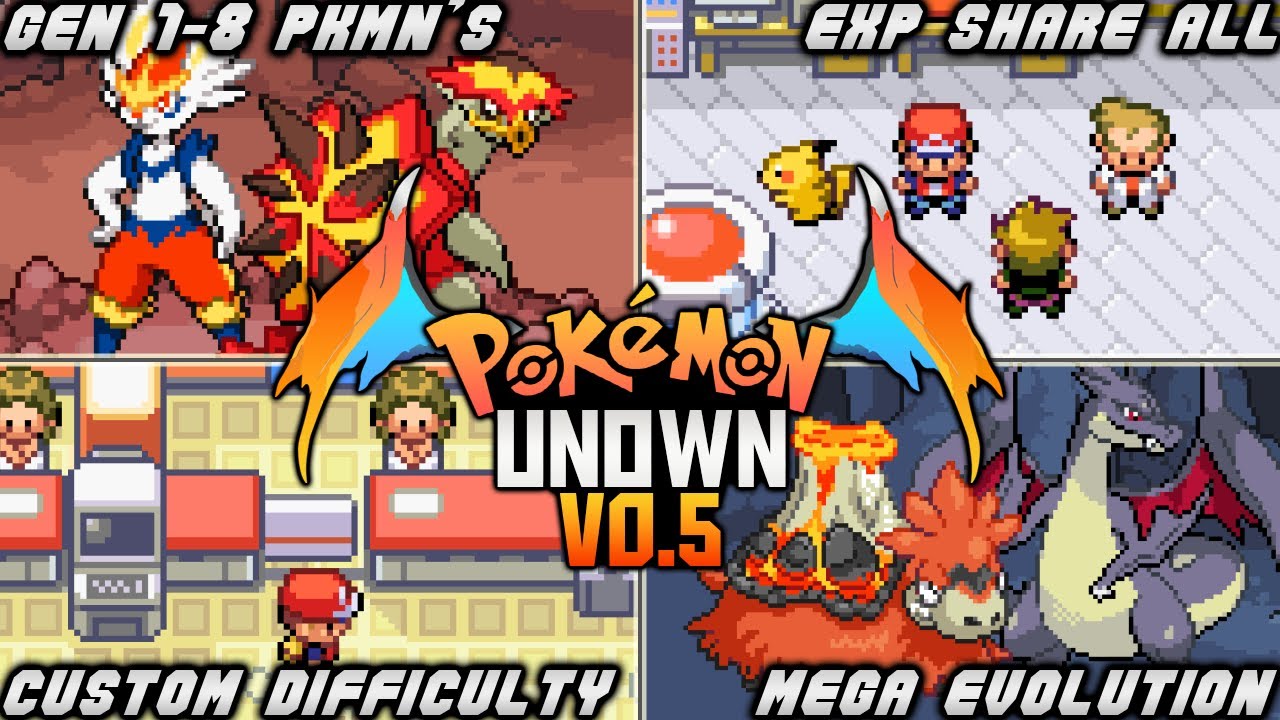 [NEW] Pokemon GBA Rom With Mega Evolution, CFRU Features, Gen 1-8 ...