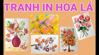 Hướng dẫn cách vẽ tranh in hoa lá đơn giản cho người mới bắt đầu học tập