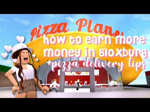 how to earn more money in bloxburg+pizza delivery tips - YouTube