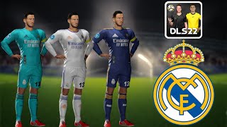 DLS 22 - KITS & LOGO REAL MADRID 21/22 UPDATED! - YouTube