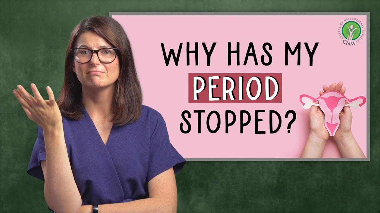 Why Has My PERIOD Stopped? - YouTube