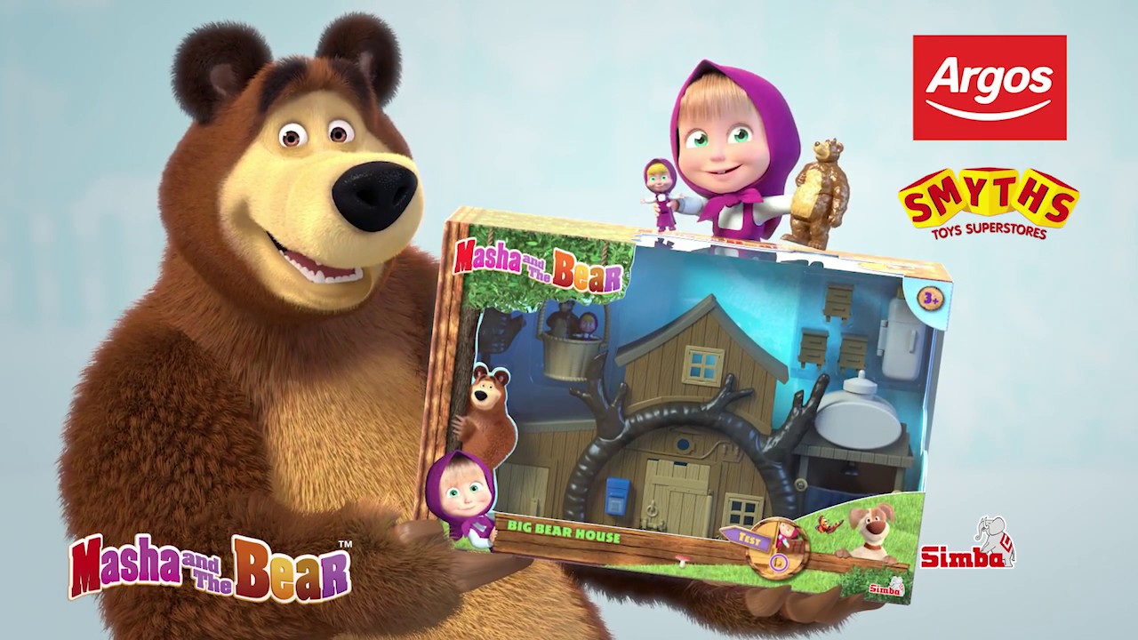 Masha And The Bear Big Bear House Toy Triangle | vlr.eng.br