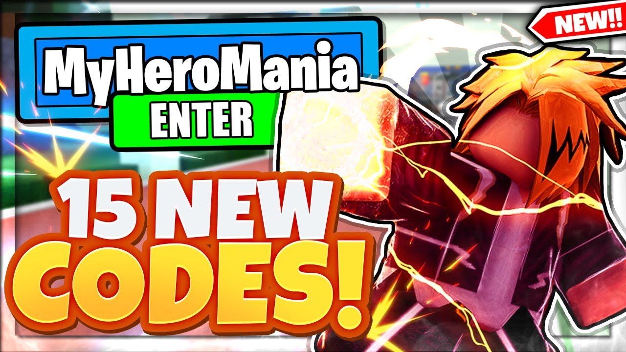 ALL *15* NEW SECRET OP CODES! My Hero Mania Roblox - YouTube