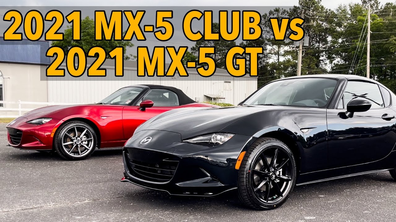 Aprender acerca 48+ imagen mazda mx 5 rf club vs grand touring