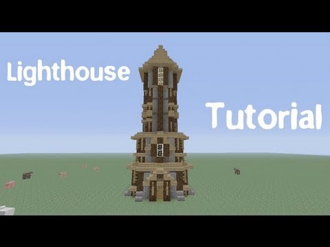 How to Build a Medieval Lighthouse in Minecraft - YouTube