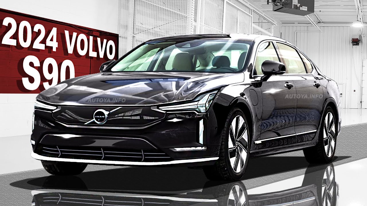 Redesigned 2024 Volvo S90 Recharge or ES90 EV FIRST LOOK at All