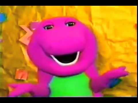 Barney comes to play (Going on a Bear Hunt) (Clip) - YouTube