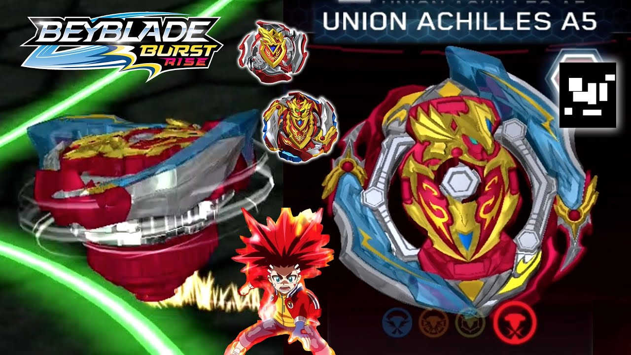 UNION ACHILLES + OTHER ACHILLES BEYBLADES QR CODE CYPRUS COLLAB ...