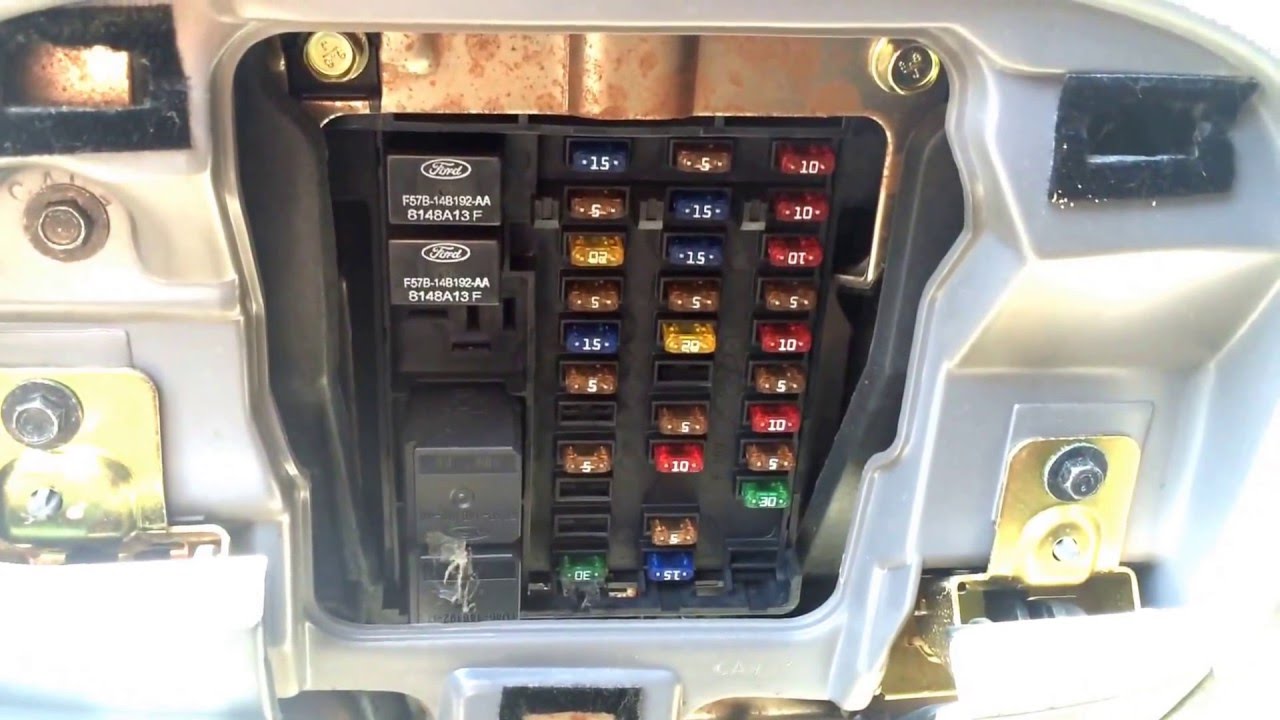 2003 F150 Fuse Panel Diagram