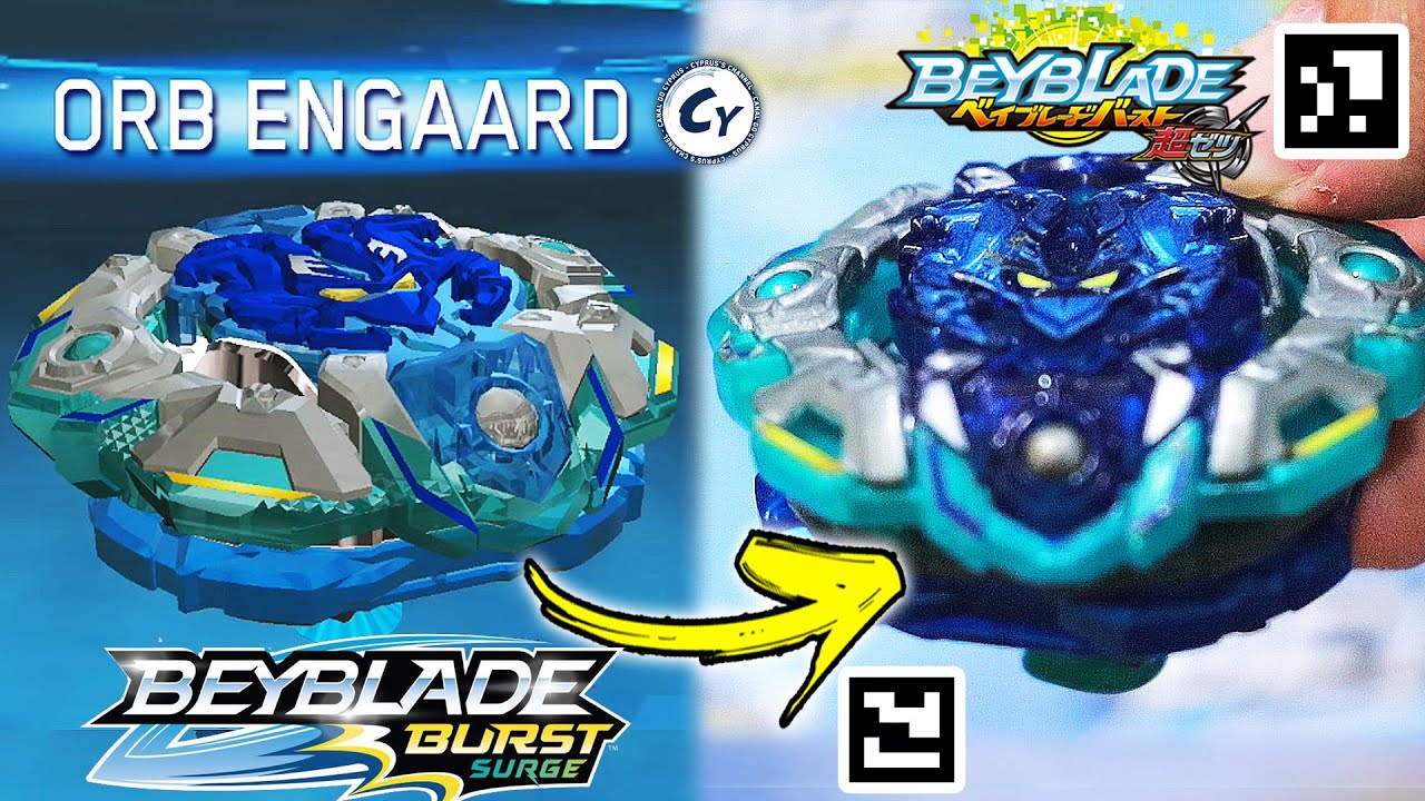 TESTANDO ORB ENGAARD E6 + QR CODES ORB ENGAARD E5 BEYBLADE BURST CHO-Z ...