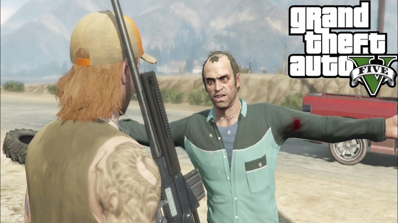 Gta 5 Trevor target practice with cletus | Targer Practice Mission ...