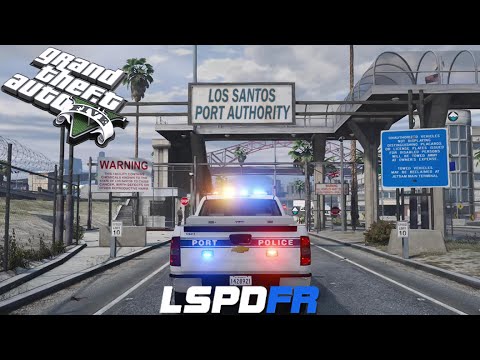 GTA 5 LSPDFR - Los Santos PORT AUTHORITY POLICE - YouTube