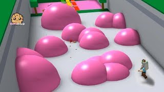 Giant Bubble Gum Bubbles ! Bubblegum Simulator Roblox + Winter Obby