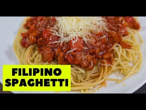 Filipino Spaghetti Jollibee Recipe - YouTube