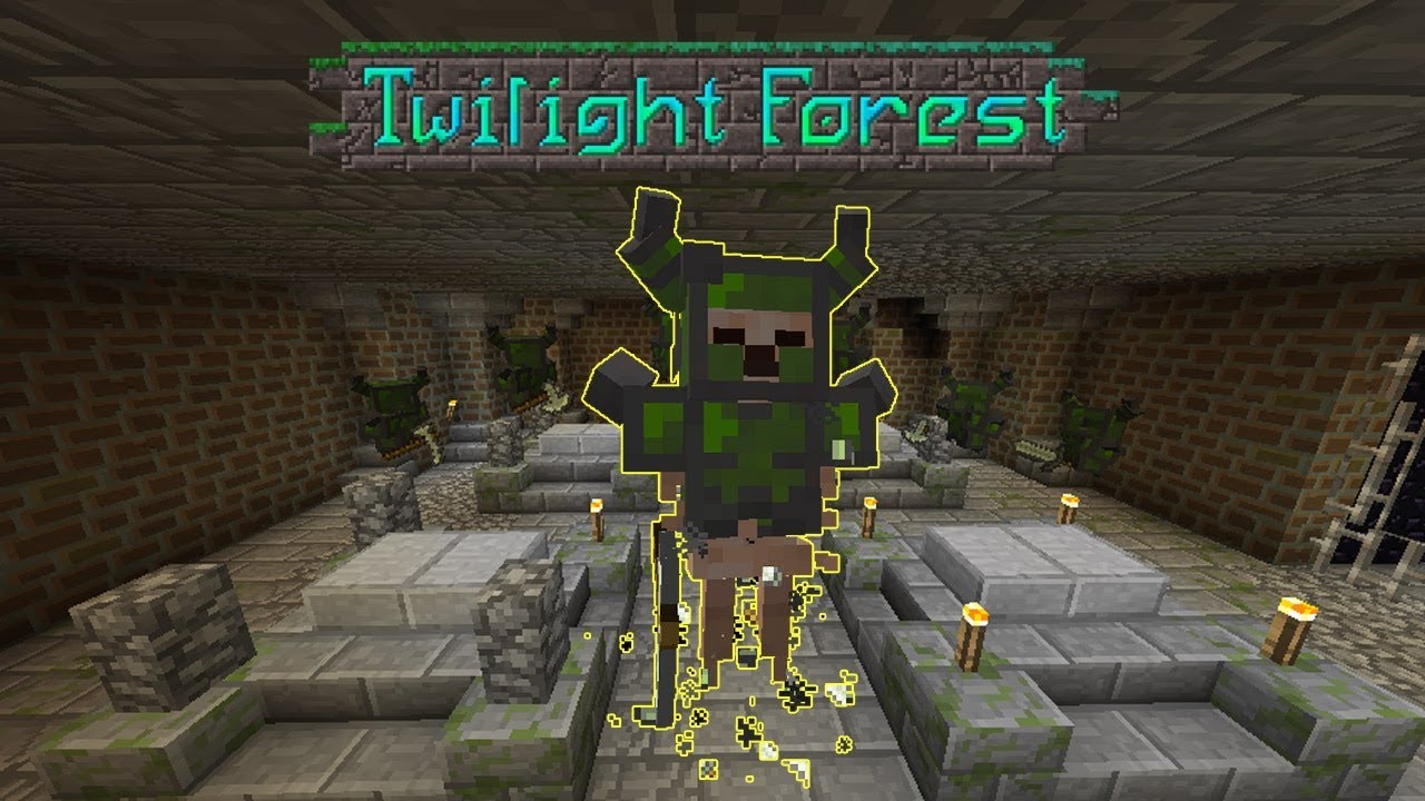 Minecraft: |Twilight Forest| Knight Phantom Boss Battle! - YouTube