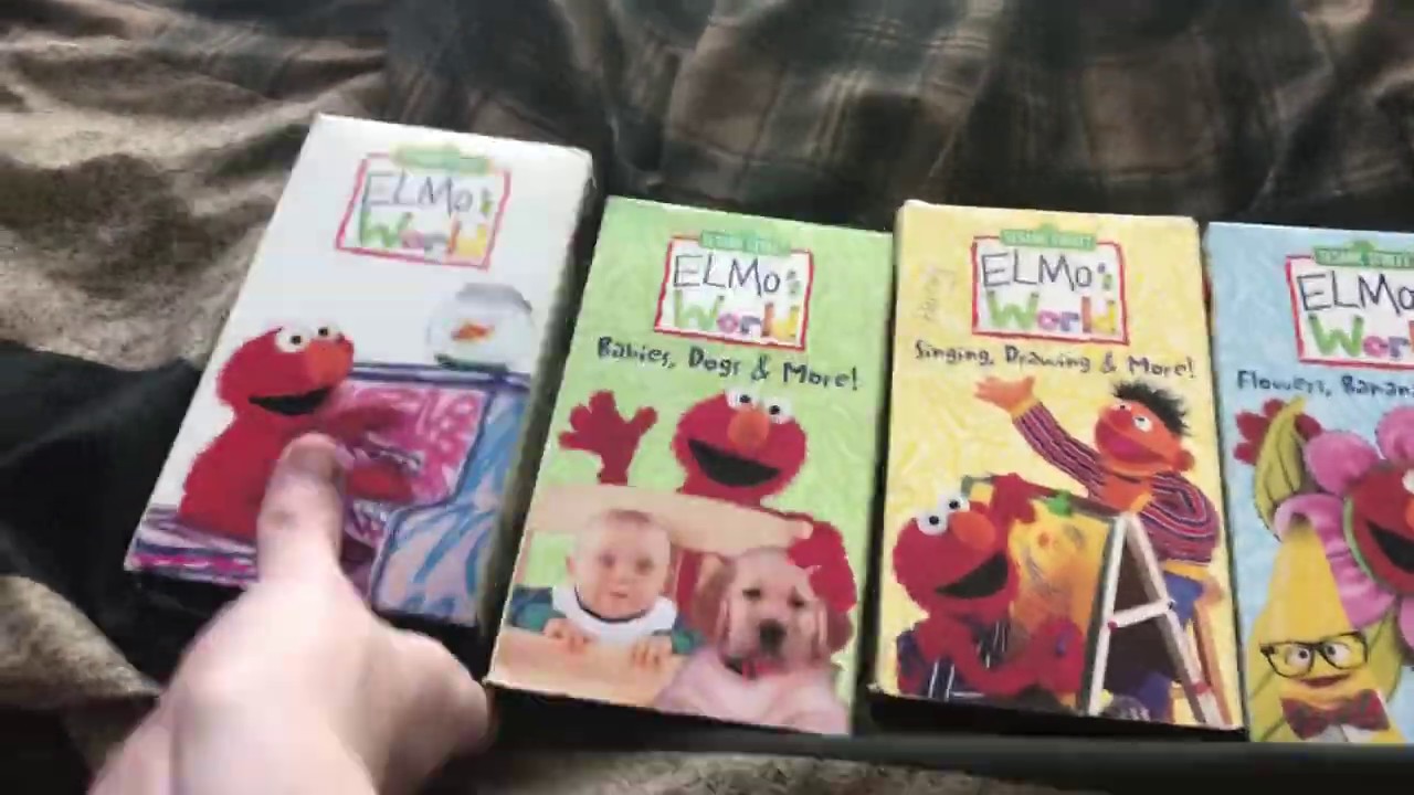 Elmo's World VHS Lot