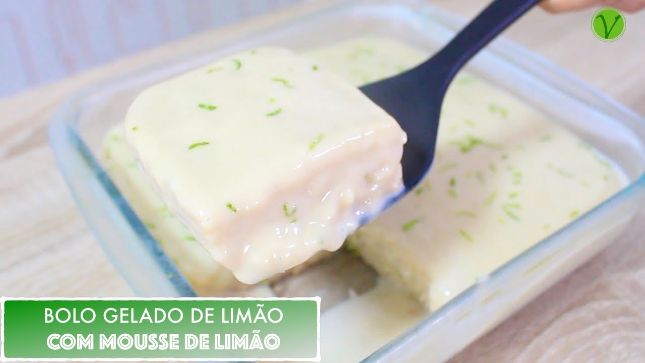 Aprender sobre 99+ imagem bolo gelado de limão com mousse