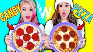 Making FOOD out of CANDY! DIY Edible Candy vs Real Food Challenge With LaurDIY!