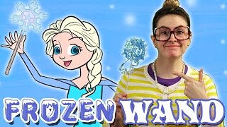 Frozen Magic Wand! - Snowflake DIY | Arts and Crafts with Crafty Carol