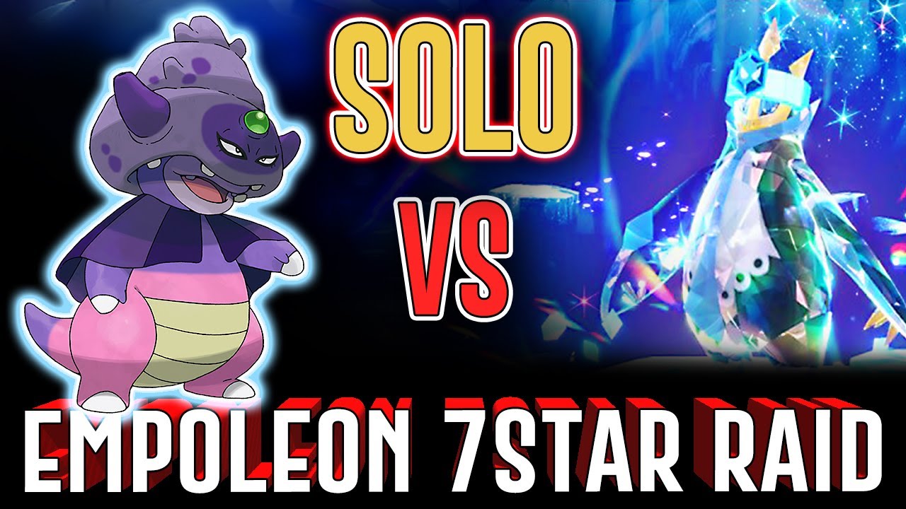 SLOWKING-Galar SOLO EMPOLEON 7 star tera raid event in Pokemon Scarlet ...