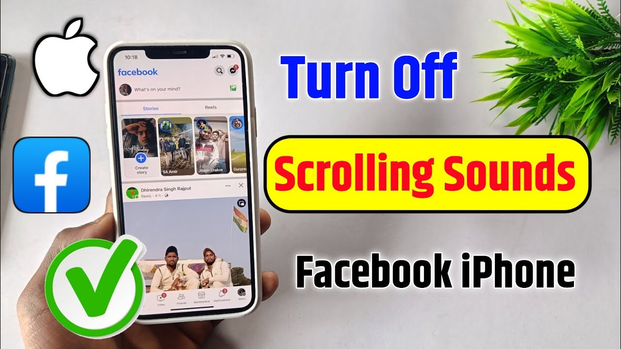 How To Turn OFF Facebook Sound When Scrolling On iPhone 2024 | Facebook ...