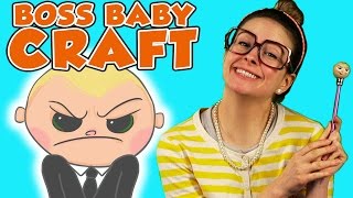 Boss Baby DIY Pencil Topper! | Arts and Crafts with Crafty Carol