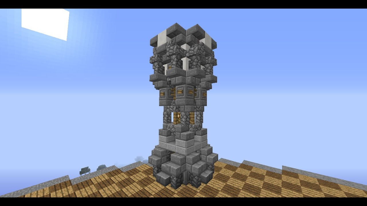 How to Build a Medieval Pillar in Minecraft - YouTube