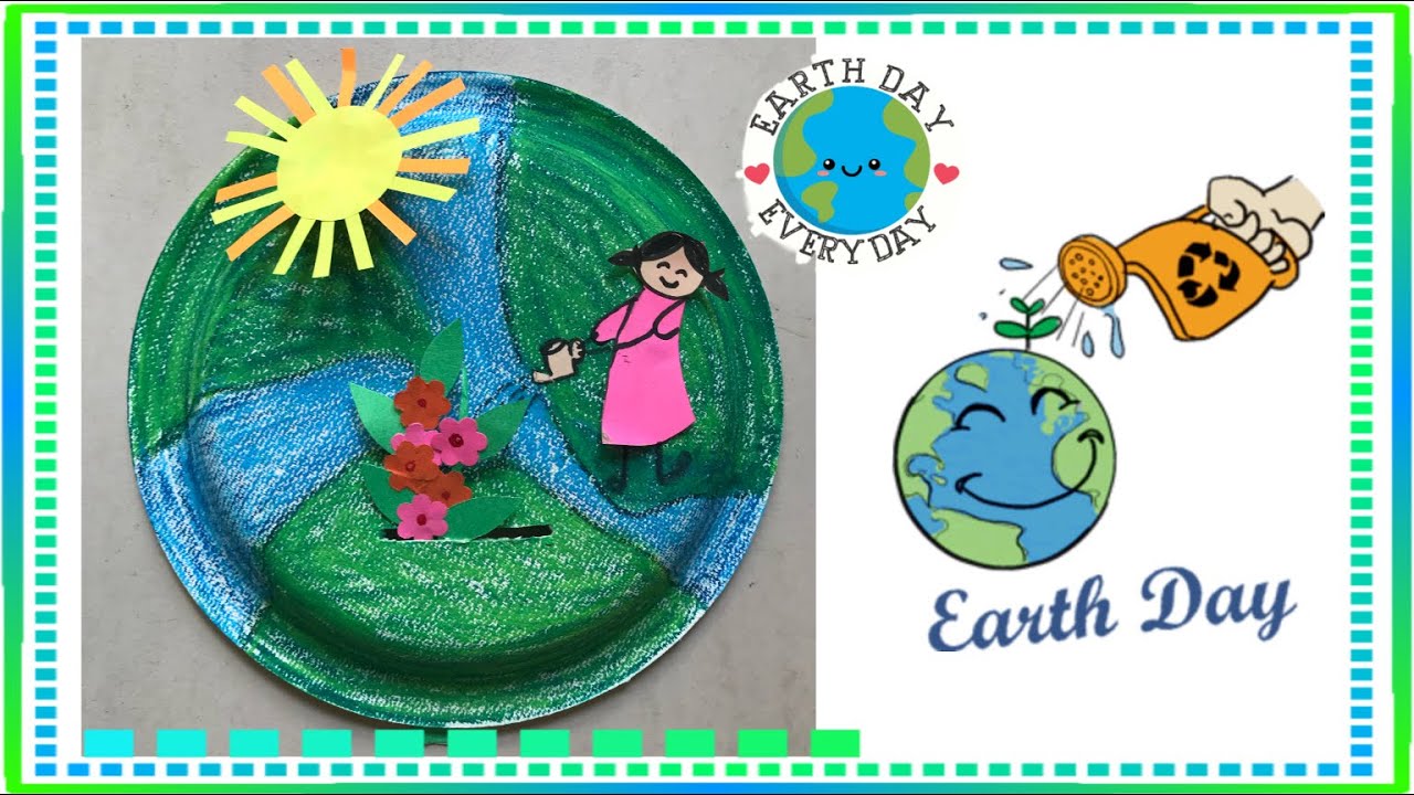 Environment Day Activities for kids | Earth Day Craft || Save ...