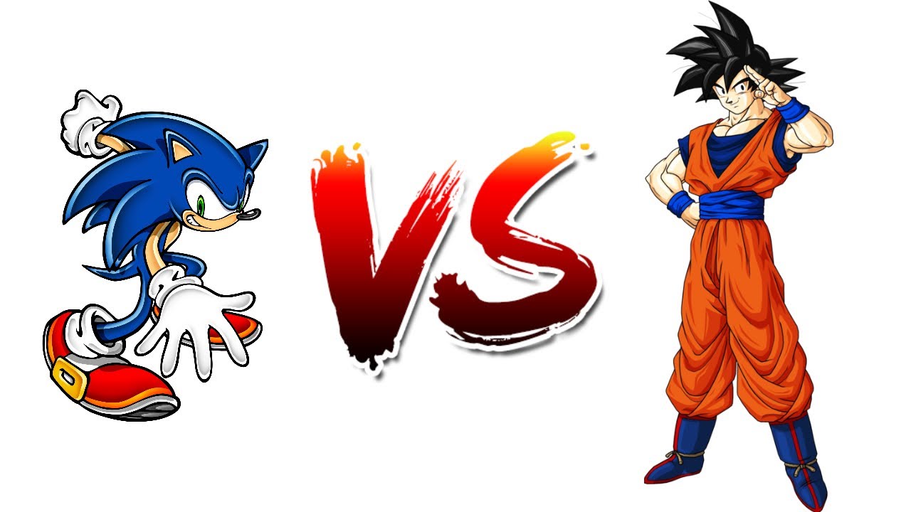 Goku Vs Sonic Drawing