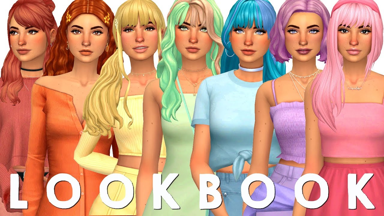 Sims 4 Rainbow Clothes CC