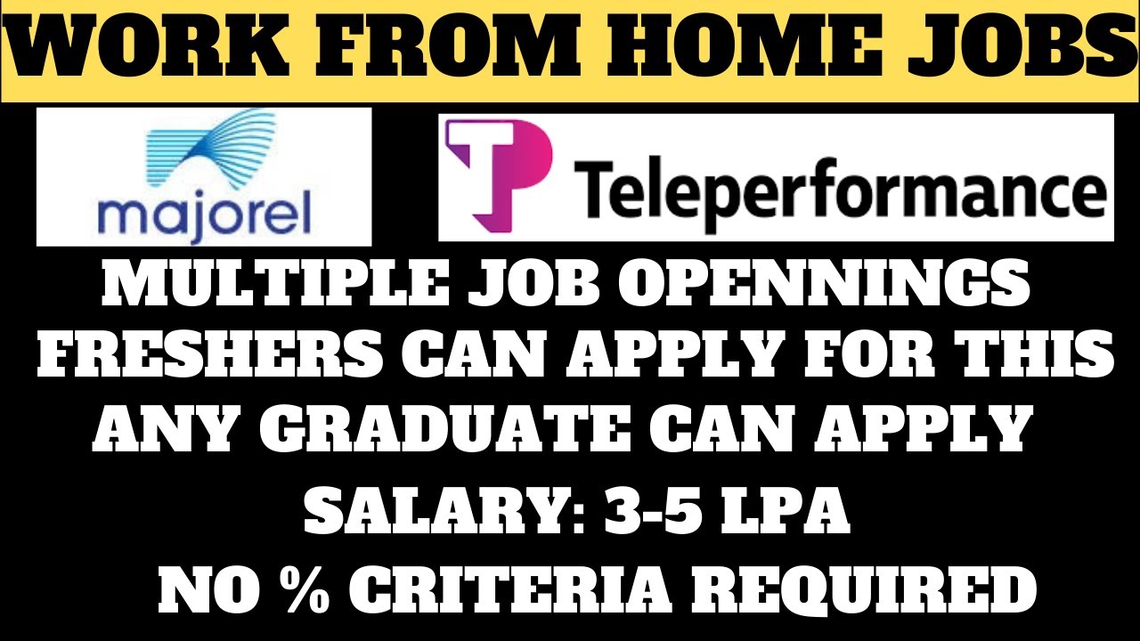 TELEPERFORMANCE HIRING | FRESHERS ELIGIBLE | ANY GRADUATE CAN APPLY ...