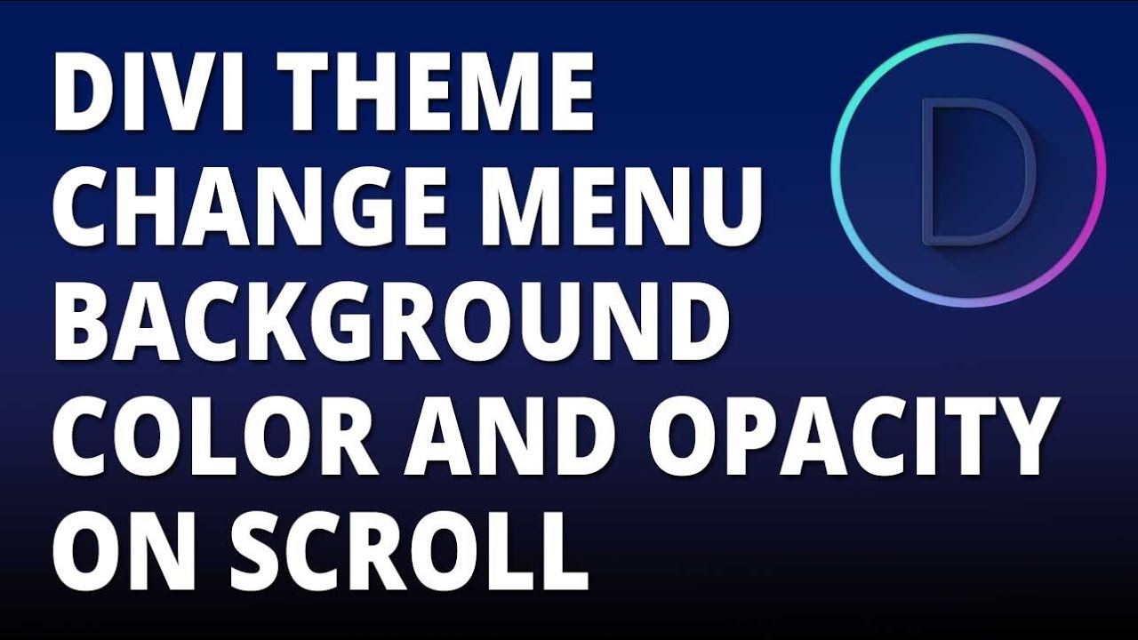 Hướng dẫn Change menu background on scroll trên trình duyệt web