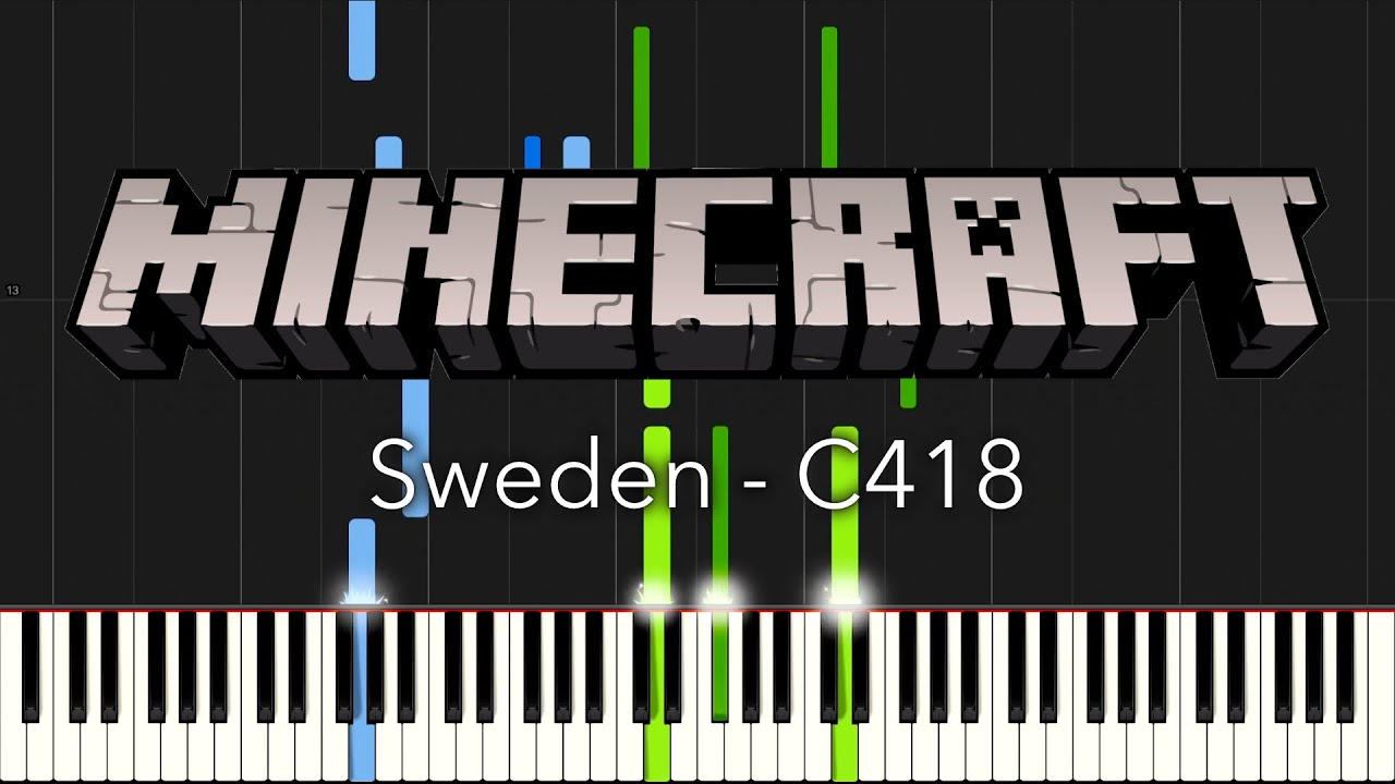 Sweden - Minecraft Piano Tutorial (Synthesia) - YouTube