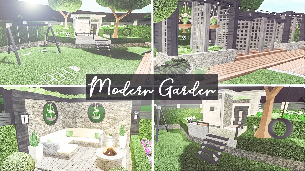 Modern Bloxburg Backyard Ideas