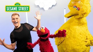 Elmo, Fitness Marshall, & Big Bird Do The Elmo Slide | Sesame Street Elmos Mindfulness Spectacular