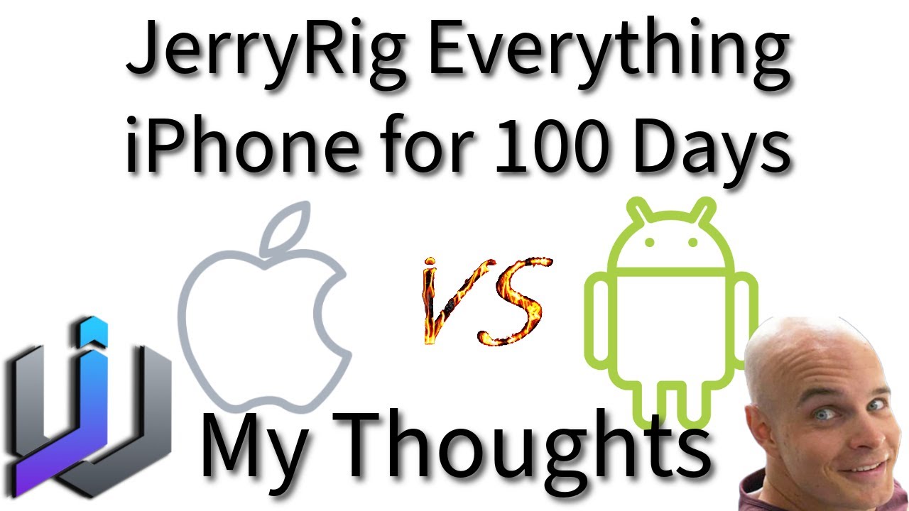 Android VS iPhone - JerryRigEverything - YouTube