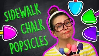 Popsicle DIY Sidewalk Chalk - Fun Summer Kids Crafts! | Arts and Crafts with Crafty Carol