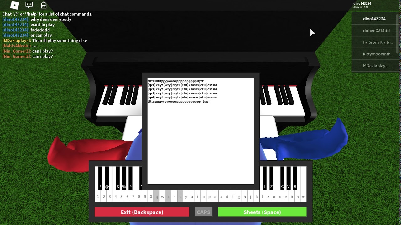 coffin dance/Astronomia in Roblox piano - YouTube