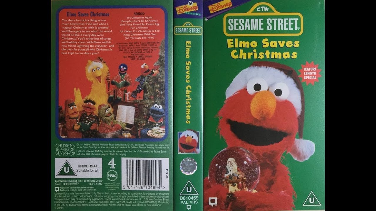 Sesame Street Elmo Saves Christmas Uk Vhs Youtube | Hot Sex Picture